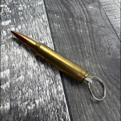338 Lapua Magnum Bullet Keychain