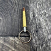 22 Hornet Brass Case Bullet Keychain