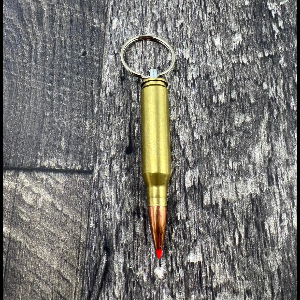 7mm-08 Remington Bullet Keychain