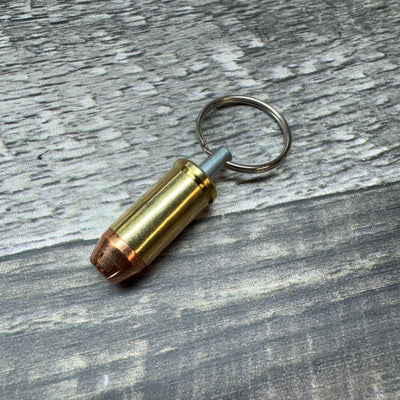 45 Auto Rim Bullet Keychain