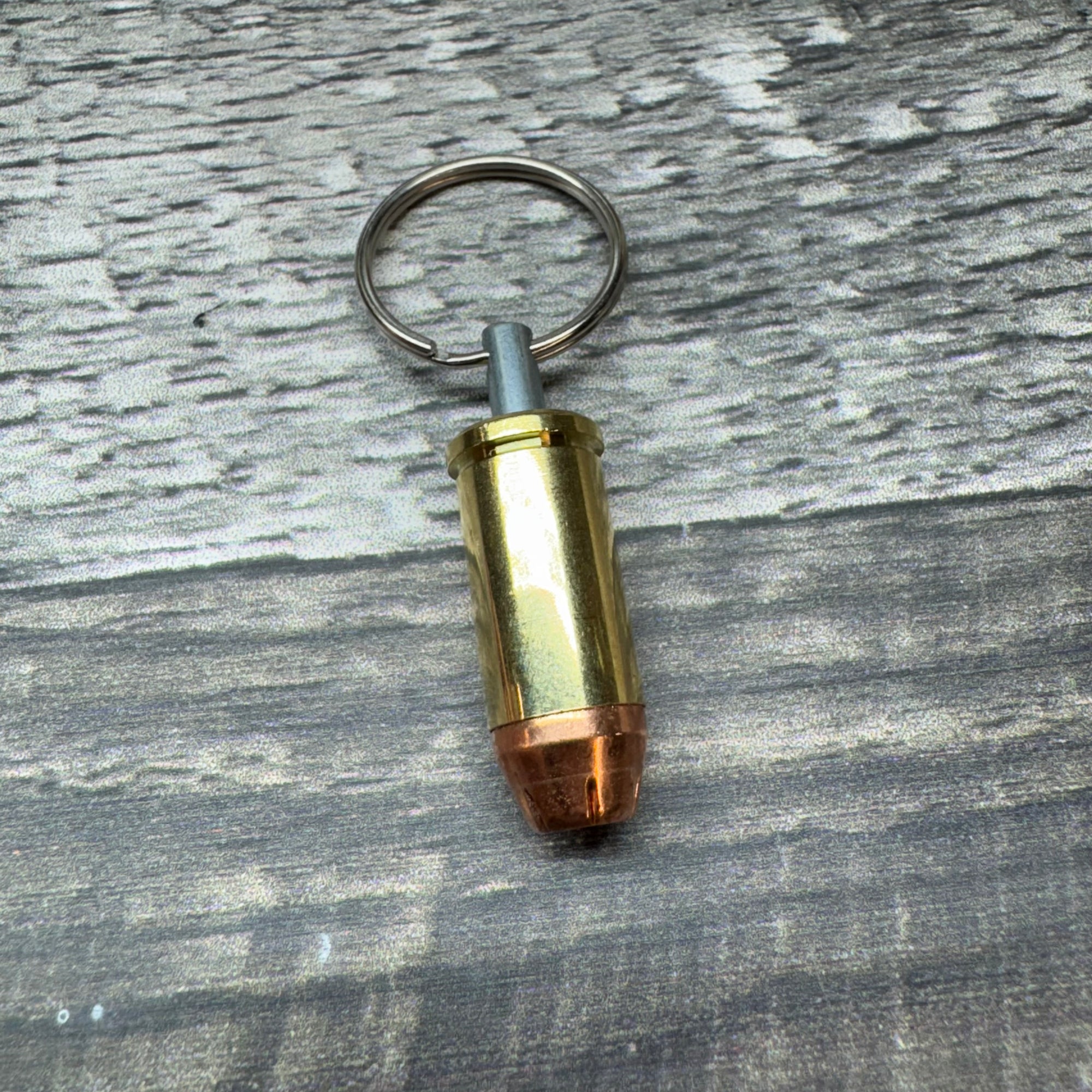 45 Auto Rim Bullet Keychain