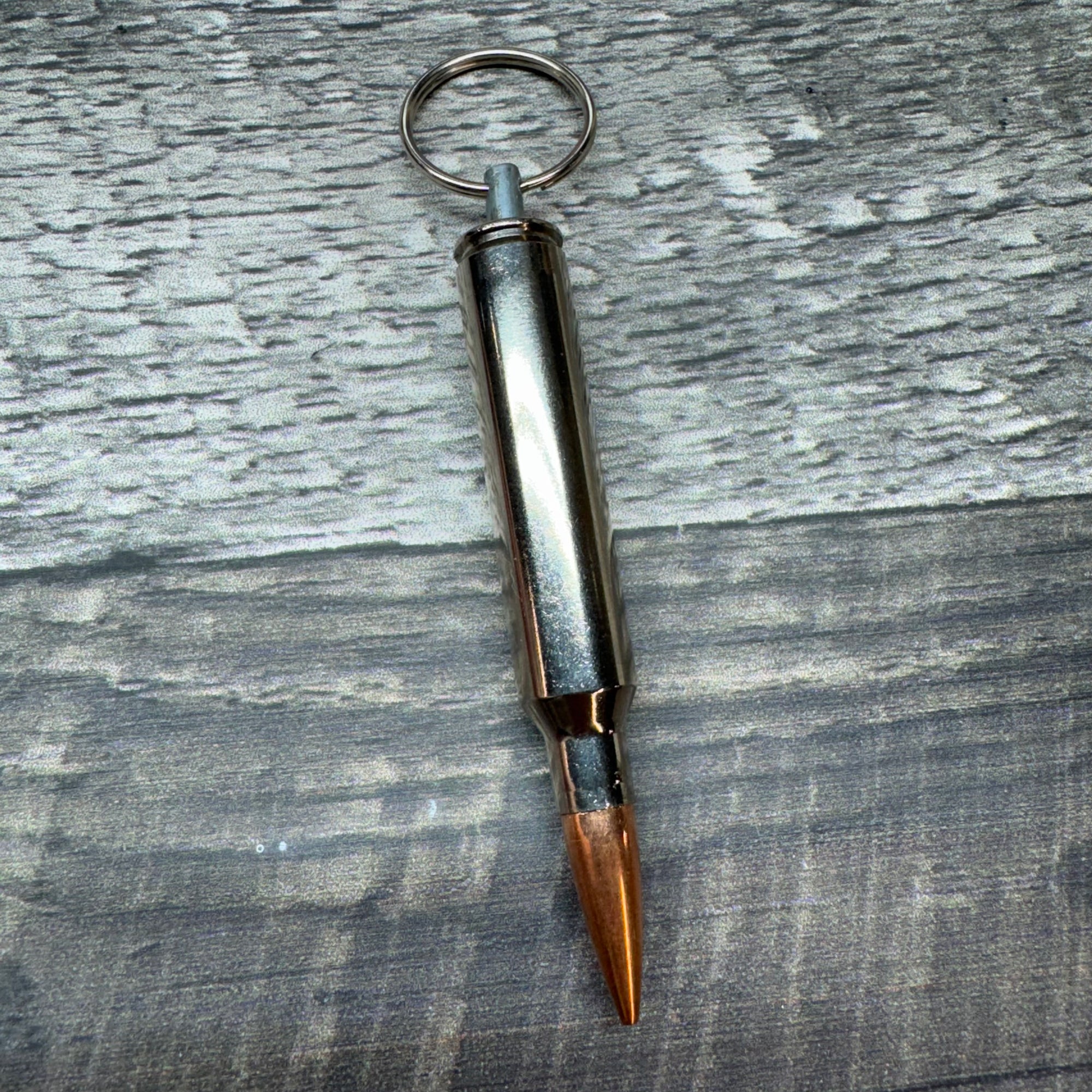 300 PRC Nickle Bullet Keychain