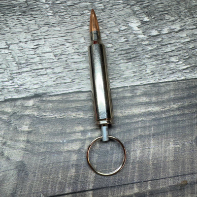 300 PRC Nickle Bullet Keychain