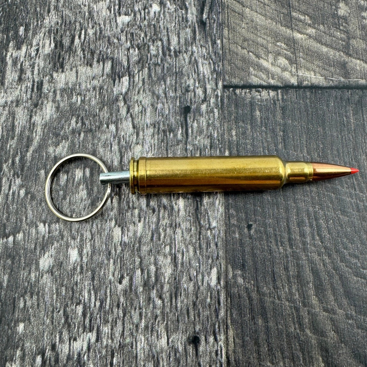 7mm Weatherby Magnum Bullet Keychain