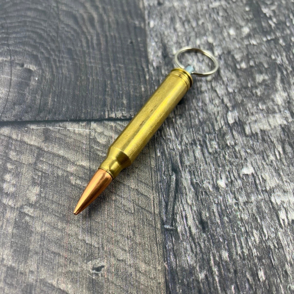 300 Winchester Magnum Brass Bullet Keychains