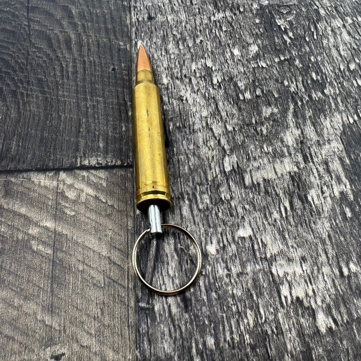 300 Winchester Magnum Brass Bullet Keychains