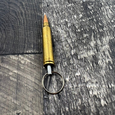 300 Winchester Magnum Brass Bullet Keychains