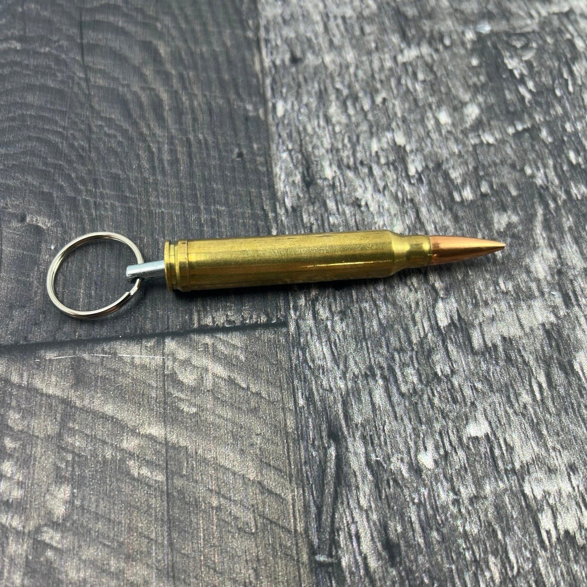 300 Winchester Magnum Brass Bullet Keychains