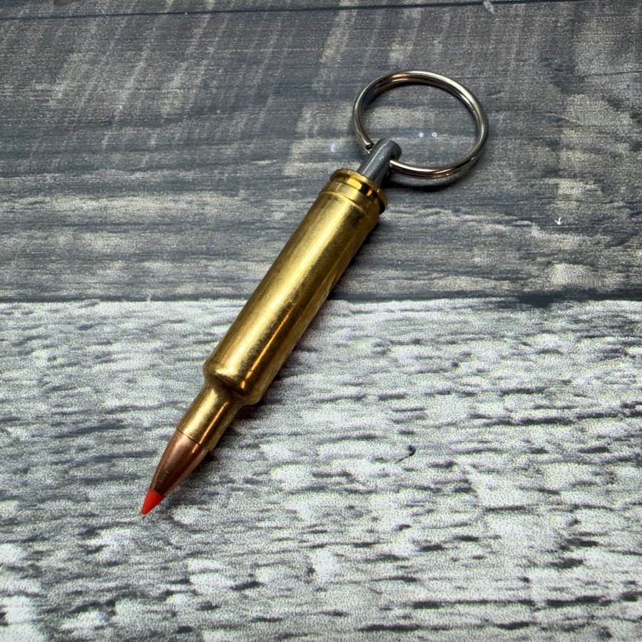 224 Weatherby Magnum Bullet Key Chain