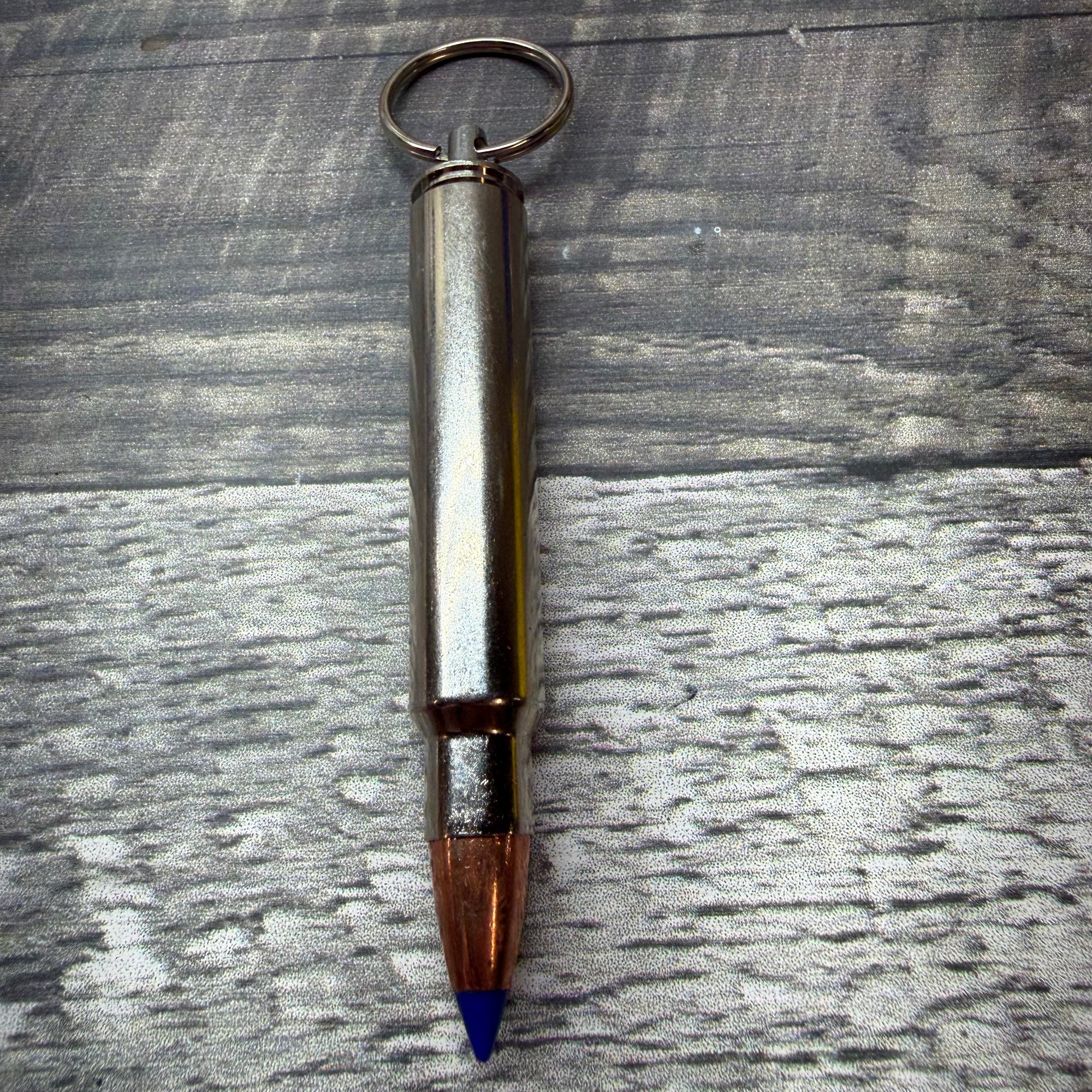 375 Remington Ultra Magnum Bullet Key Chain