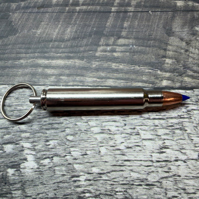 375 Remington Ultra Magnum Bullet Key Chain