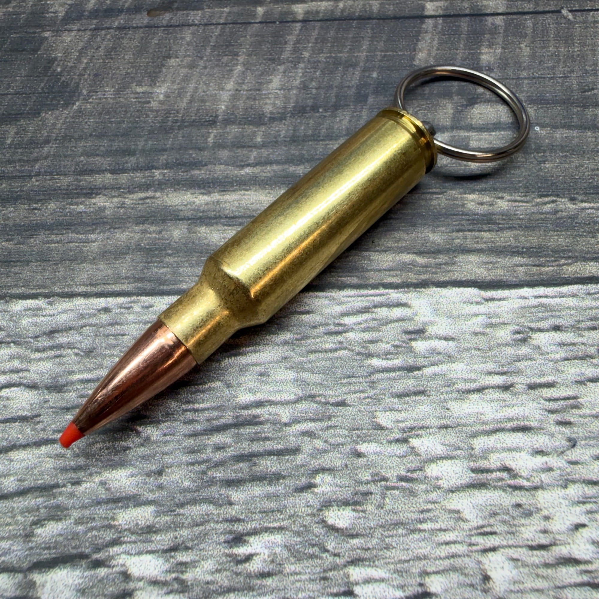 338 Ruger Compact Magnum Bullet Keychain
