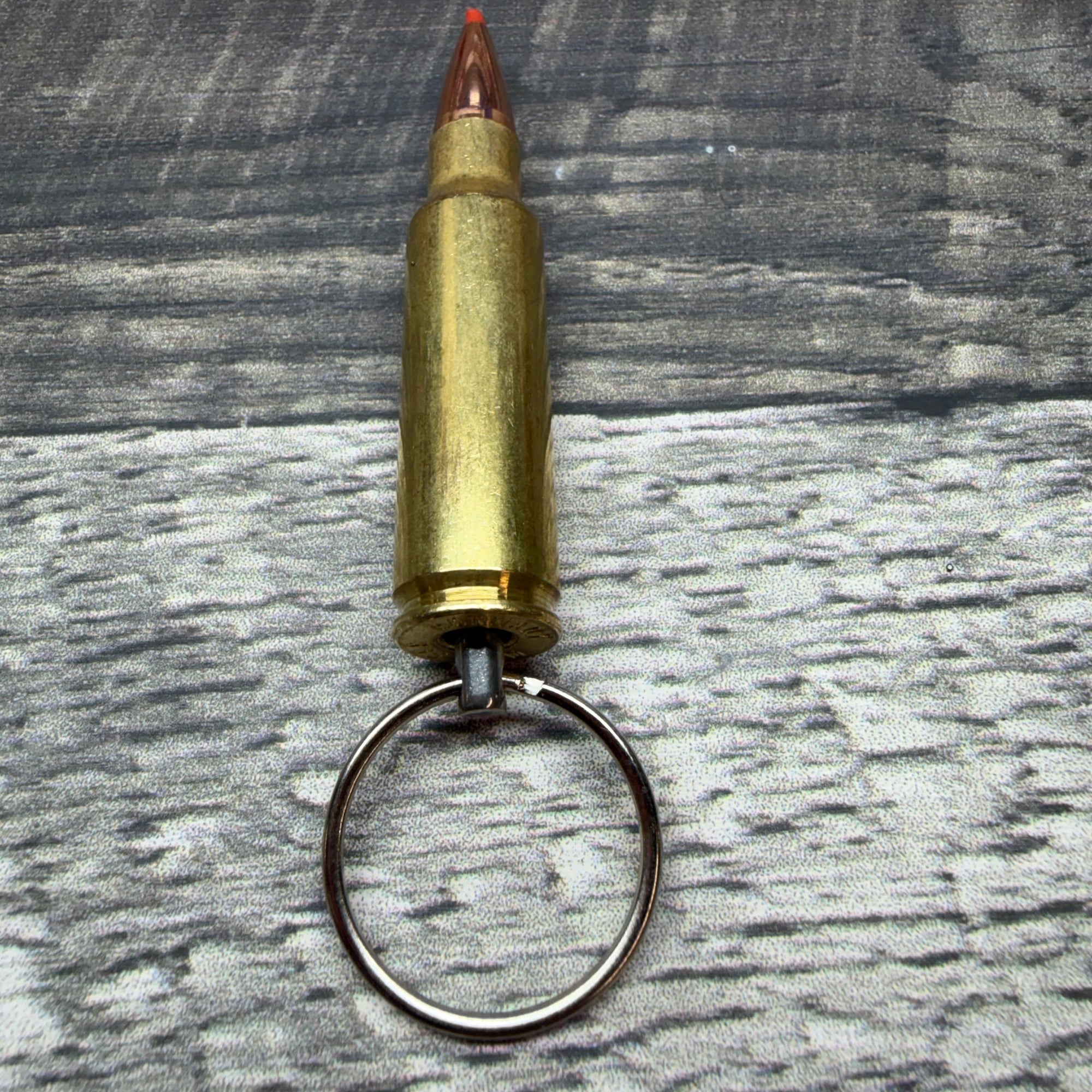 338 Ruger Compact Magnum Bullet Keychain