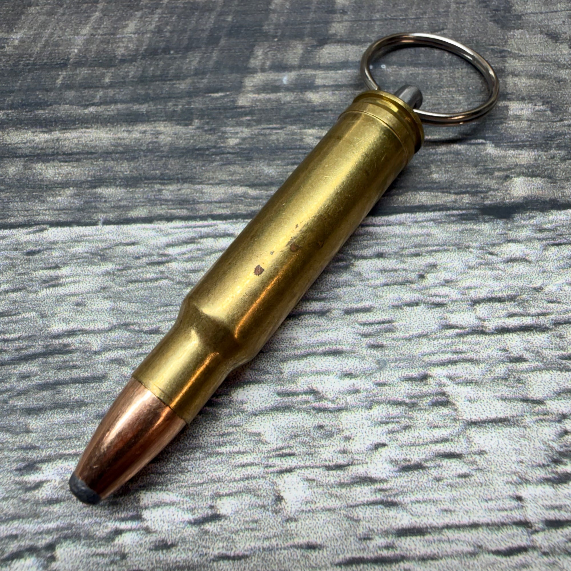 350 Remington Magnum Bullet Key Chain
