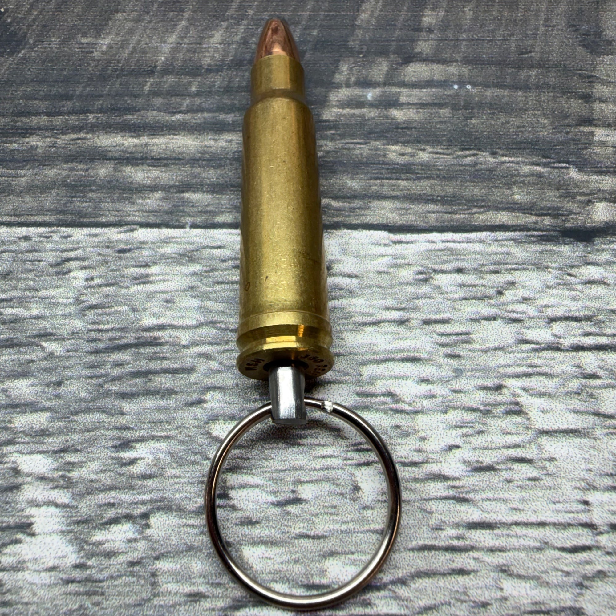 350 Remington Magnum Bullet Key Chain