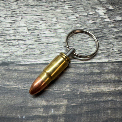 30 Luger Bullet Keychains