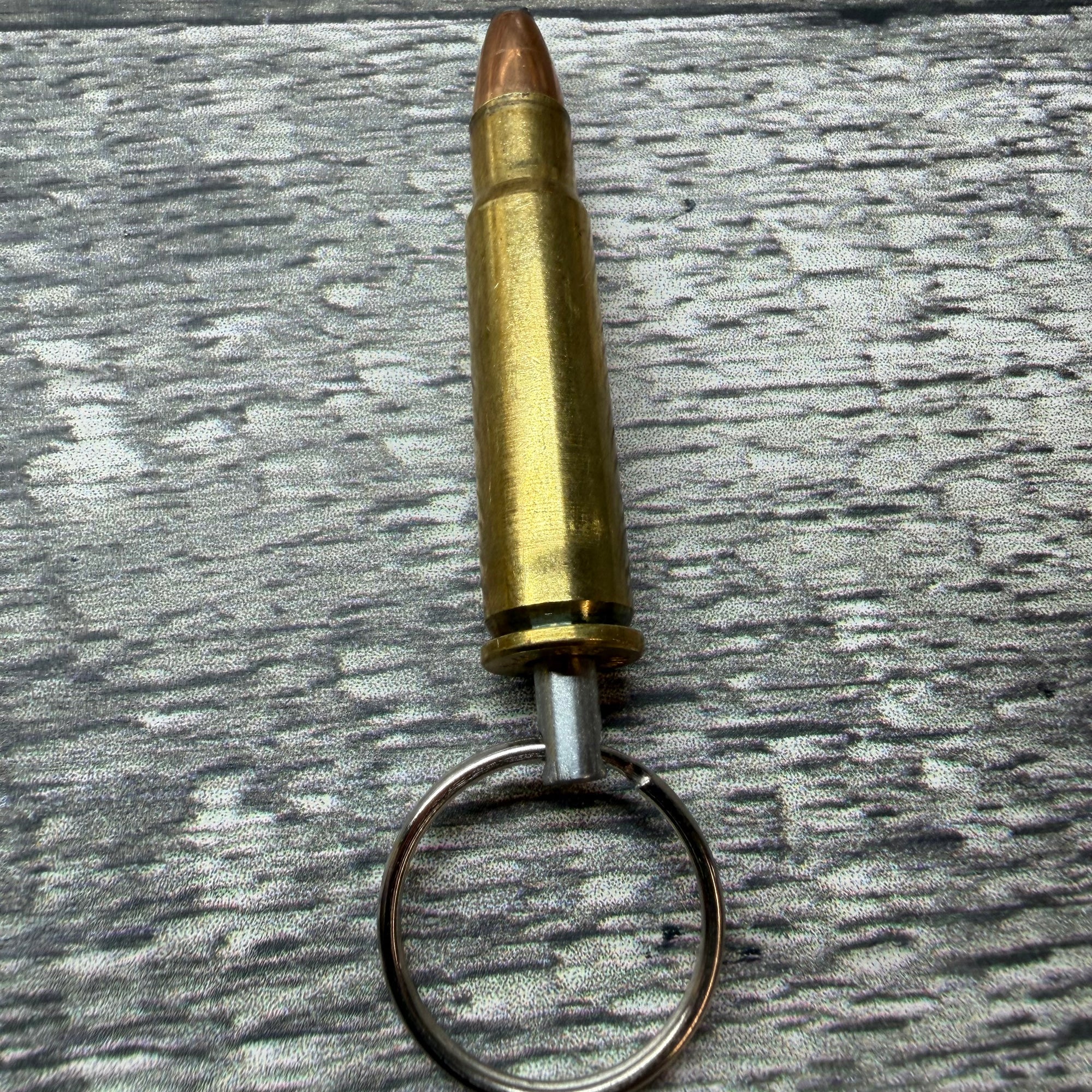 356 Winchester Bullet Key Chain