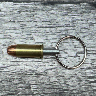 38S&W Brass Bullet Keychain