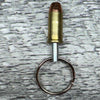 38S&W Brass Bullet Keychain