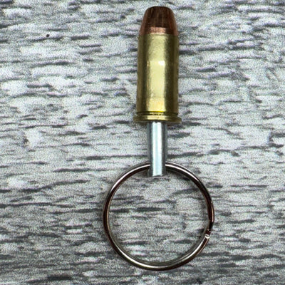 38S&W Brass Bullet Keychain