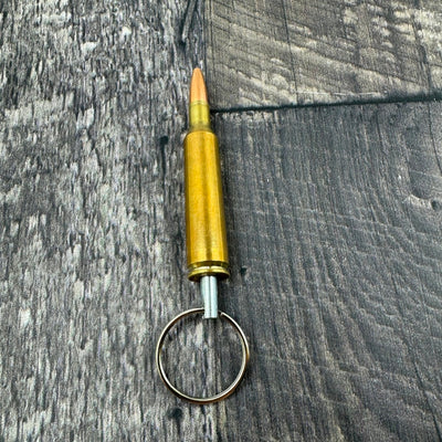 6mm Remington Bullet Keychain