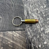 10mm Auto Brass Bullet Keychain