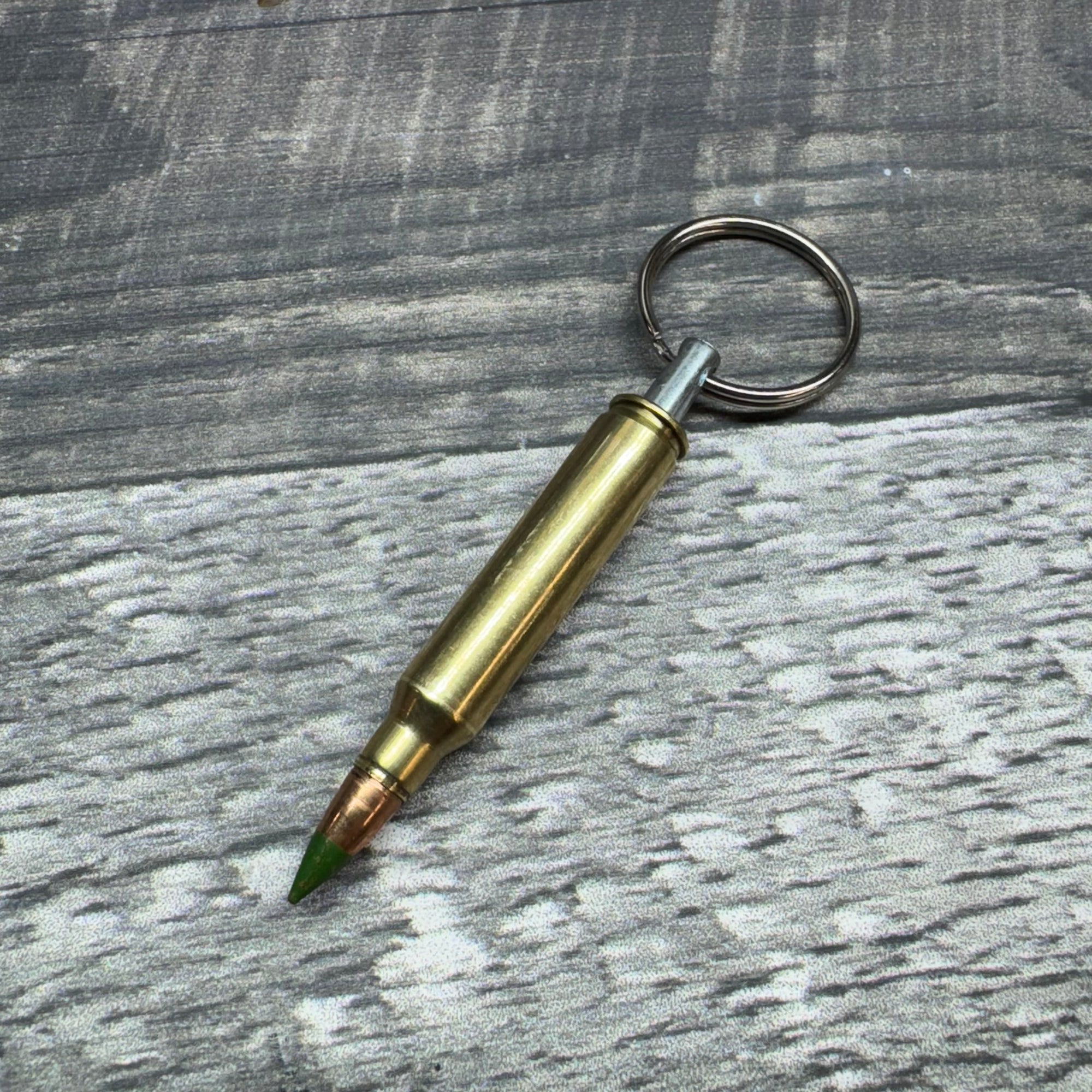 223 Remington Brass Bullet Keychain
