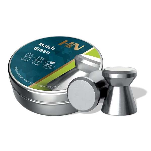 Match Green .177 4.50 (HAN-PL-097)