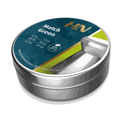 Match Green .177 4.50 (HAN-PL-097)