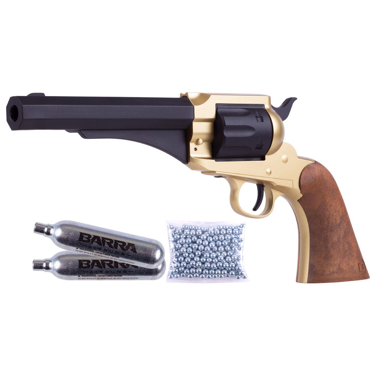 Barra 1858 CO2 BB Revolver Kit 400FPS (4011)(BAR-AP-012)