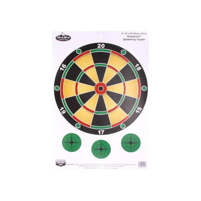 Birchwood Casey Dirty Bird Shotboard Game Target(BRC-TR-029)