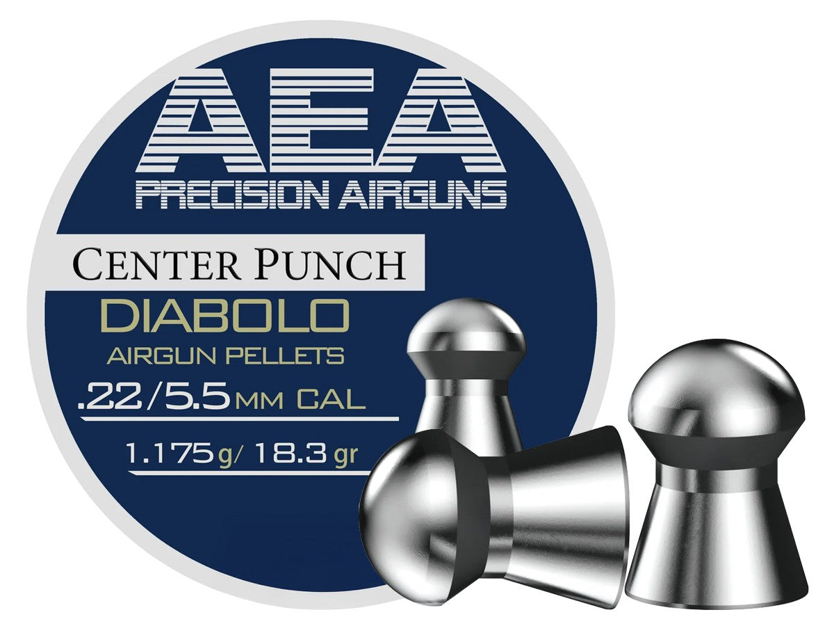 AEA Precision Center Punch Diabolo .22 Cal 18.3gr (AEA-PL-002)