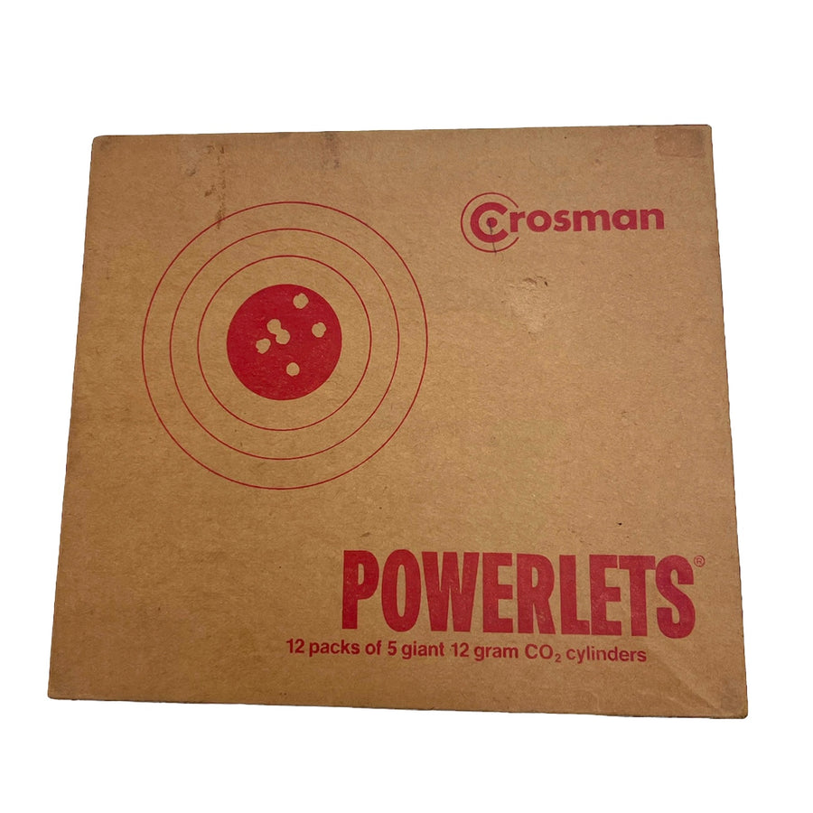 Empty Case of Crosman Giant Golden Powerlets (104)Consignment)