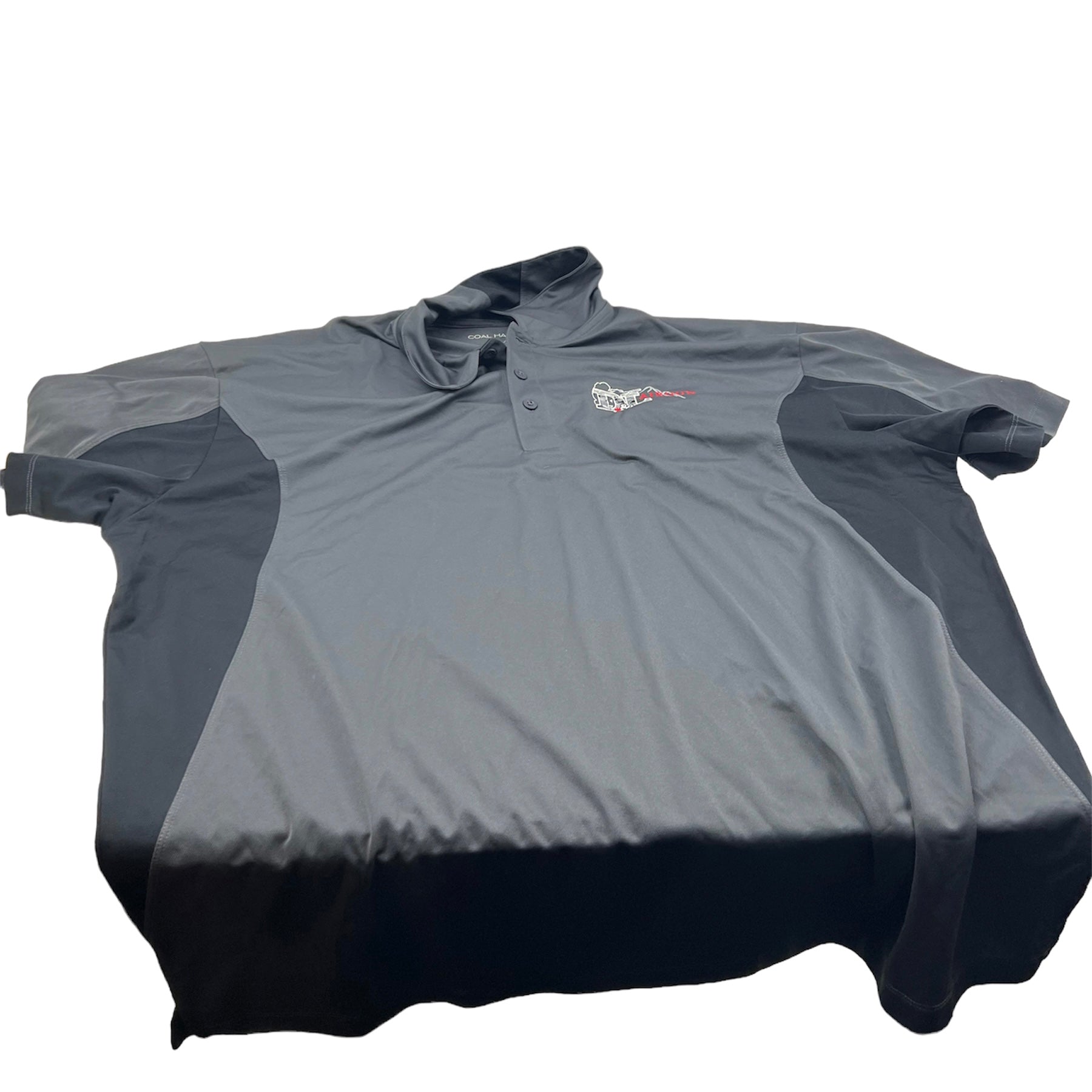 Grey/Black 3X-Large D&L Airgun Polo