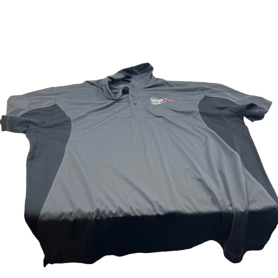 Grey/Black 3X-Large D&L Airgun Polo