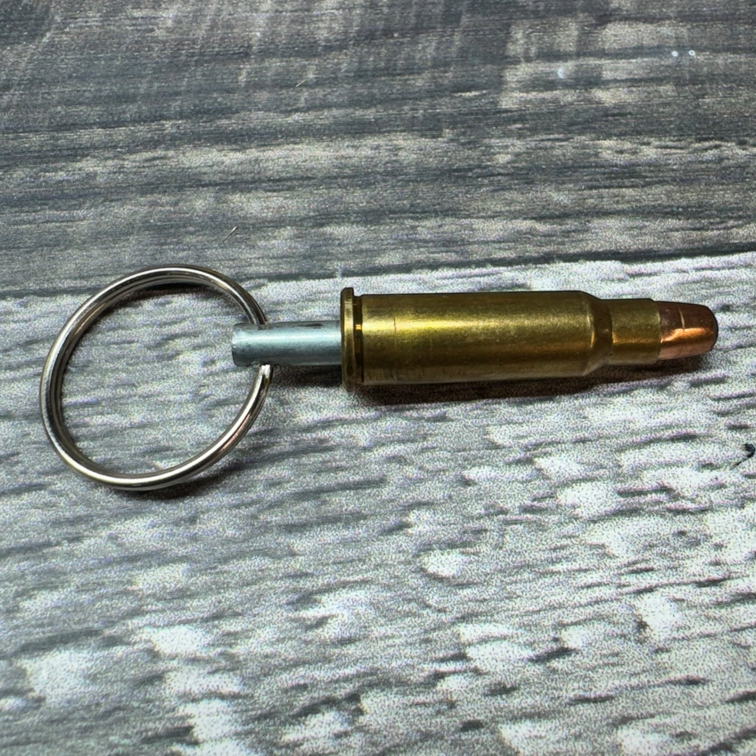 256 Winchester Magnum Bullet Keychain