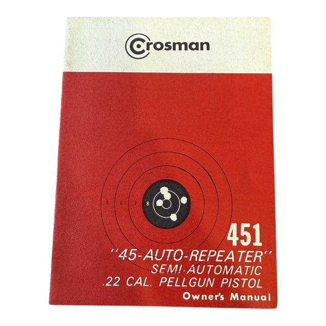 Crosman 451 Owners manual