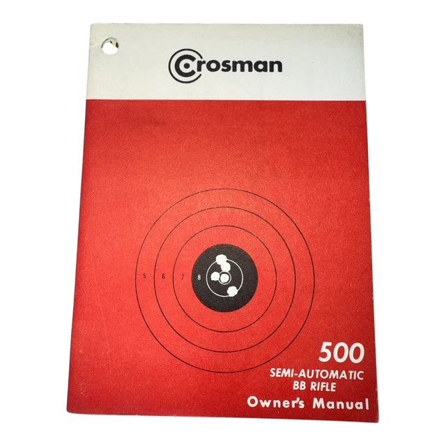 Crosman 500 Owners manual