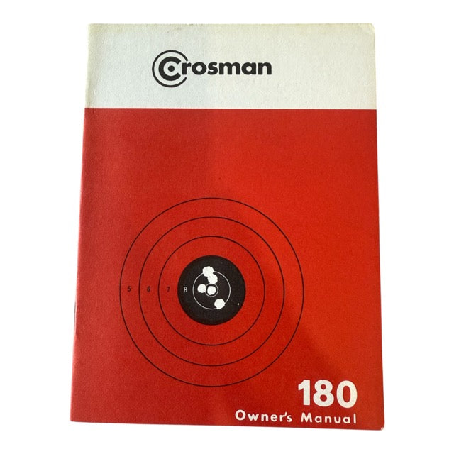 Crosman 180 Owners manual