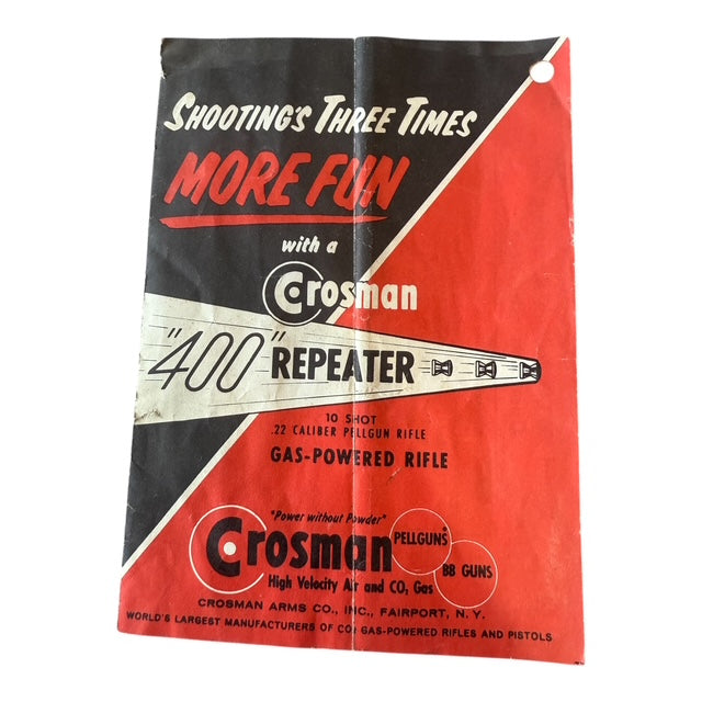 Crosman 400 Owners manual