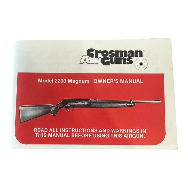 Crosman 2200 magnum Owners manual