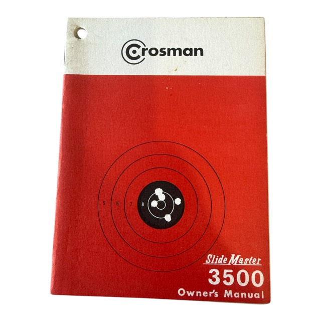 Crosman Slide Master 3500 Owners manual