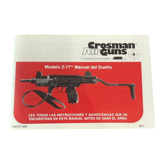 Crosman Z-77 Owners manual
