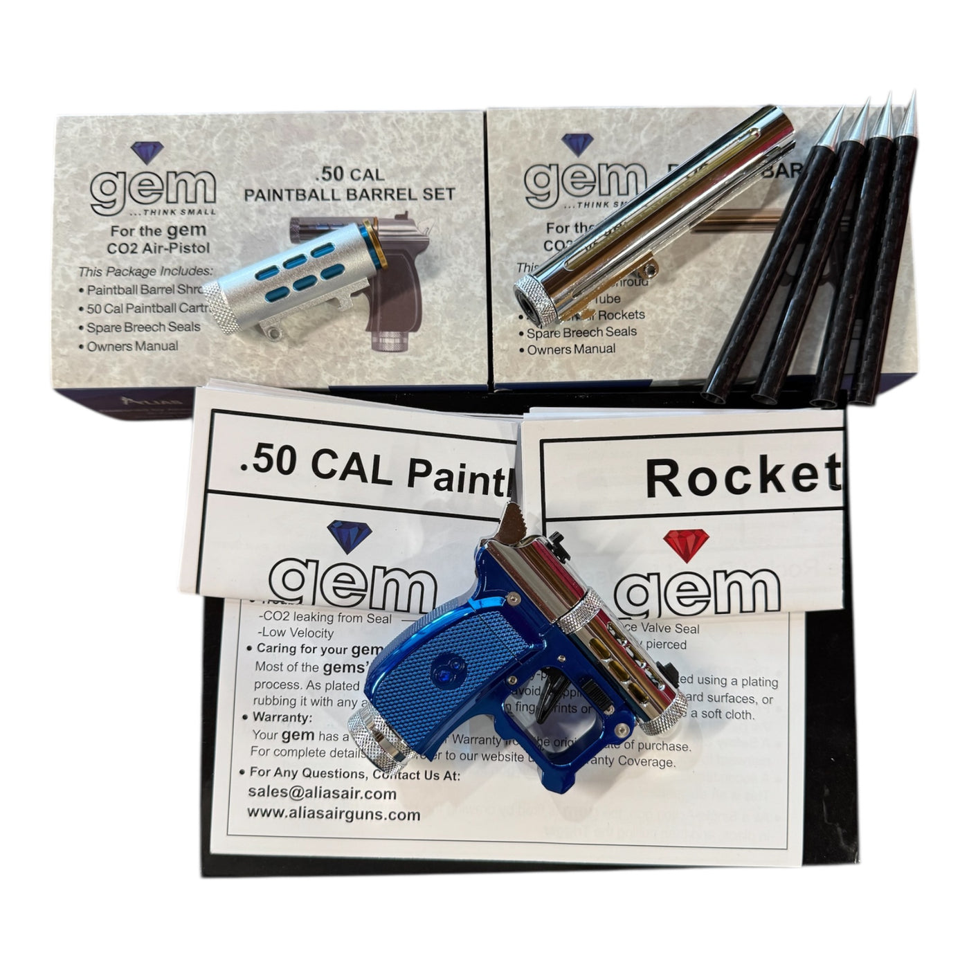 Alias Airguns Canada Gem .177/6mm/.50/rocket (Consignment) (701)