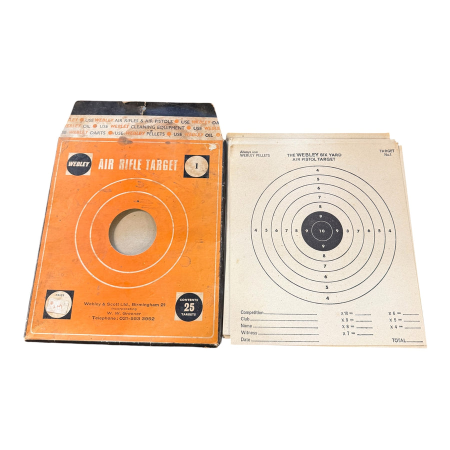 Vintage Webley 6m Targets (Consignment) (46)