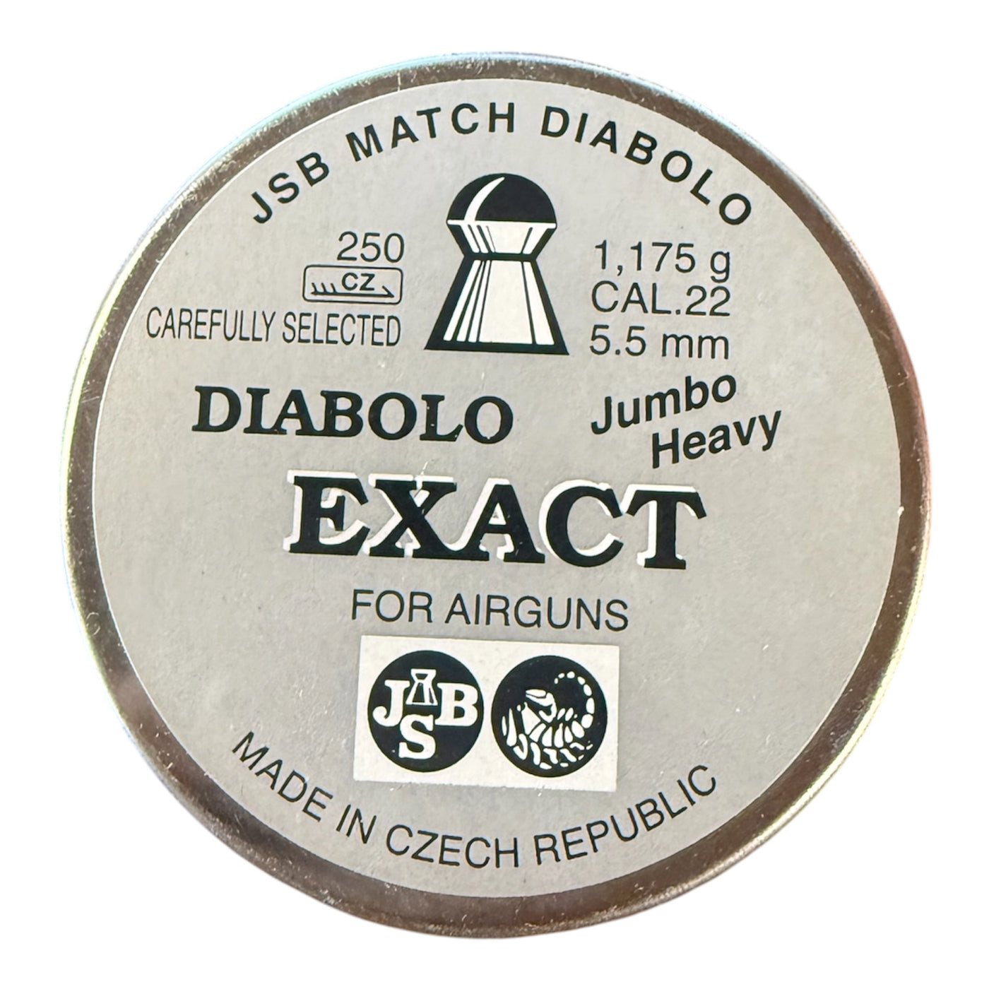 Diabolo Exact Jumbo Heavy 5.52 mm .22 (882)(Consignment)