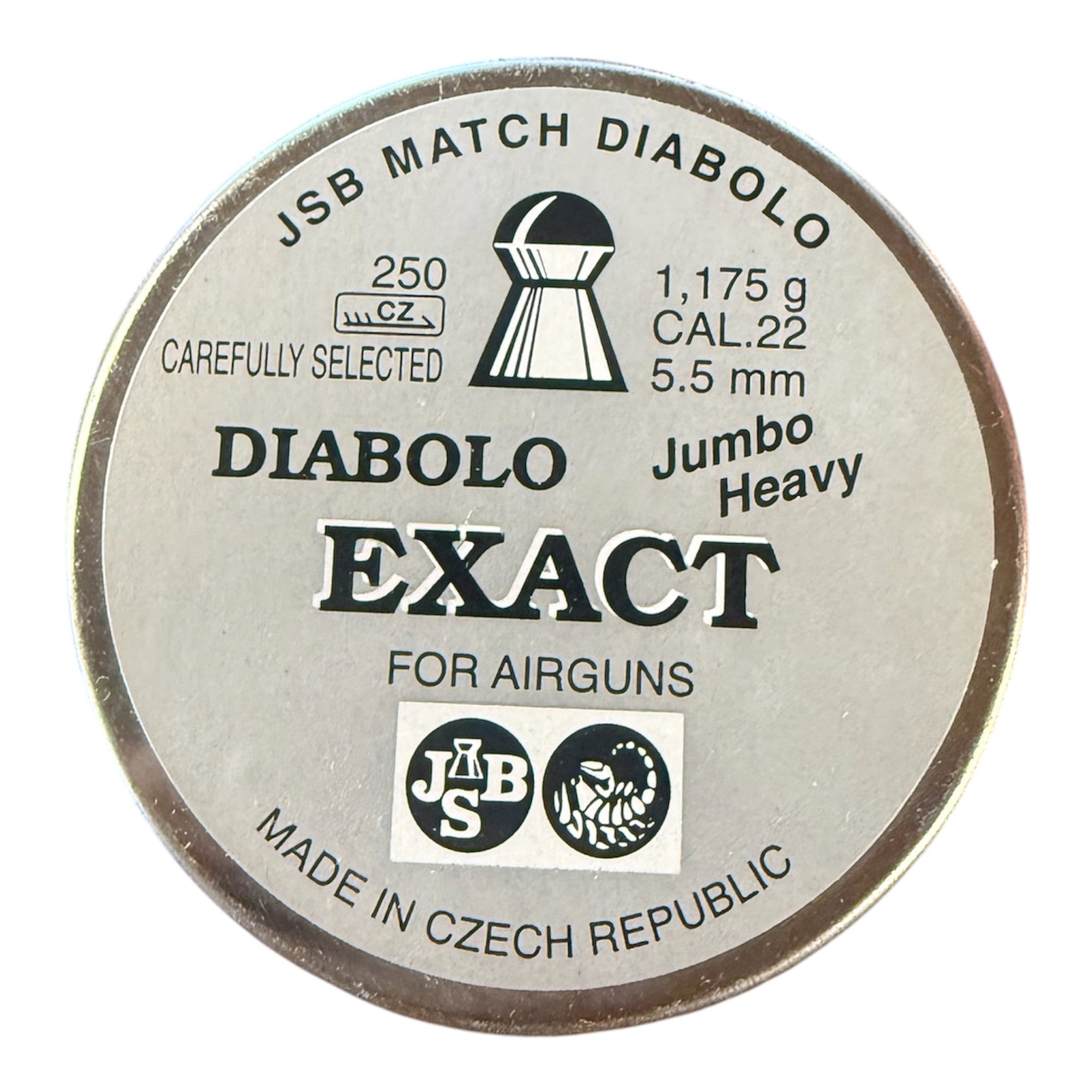 Diabolo Exact Jumbo Heavy 5.52 mm .22 (882)(Consignment)