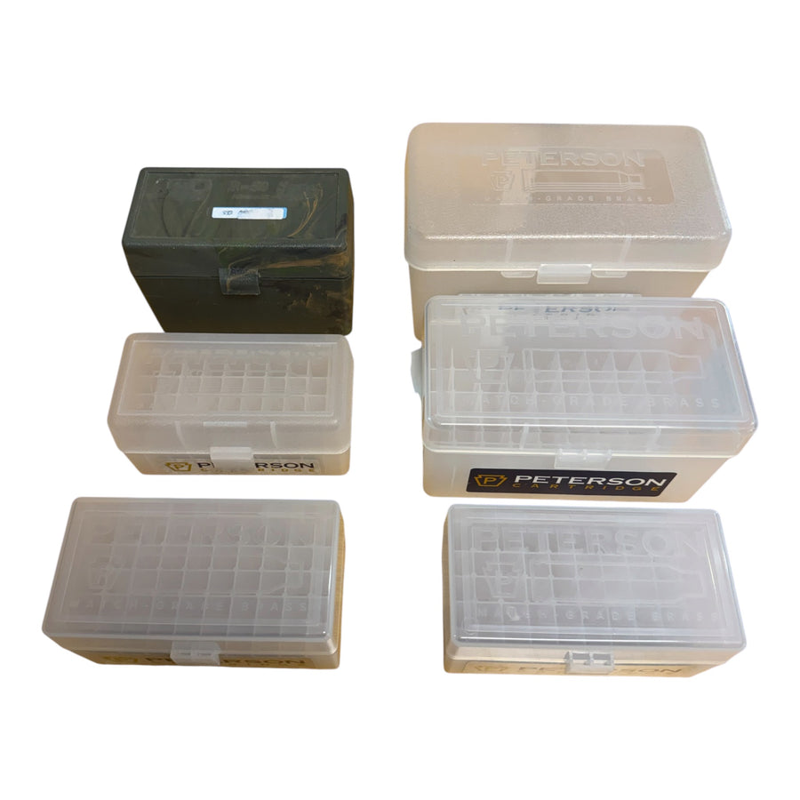 6 Ammunition reloading boxes (560) (Consignment)