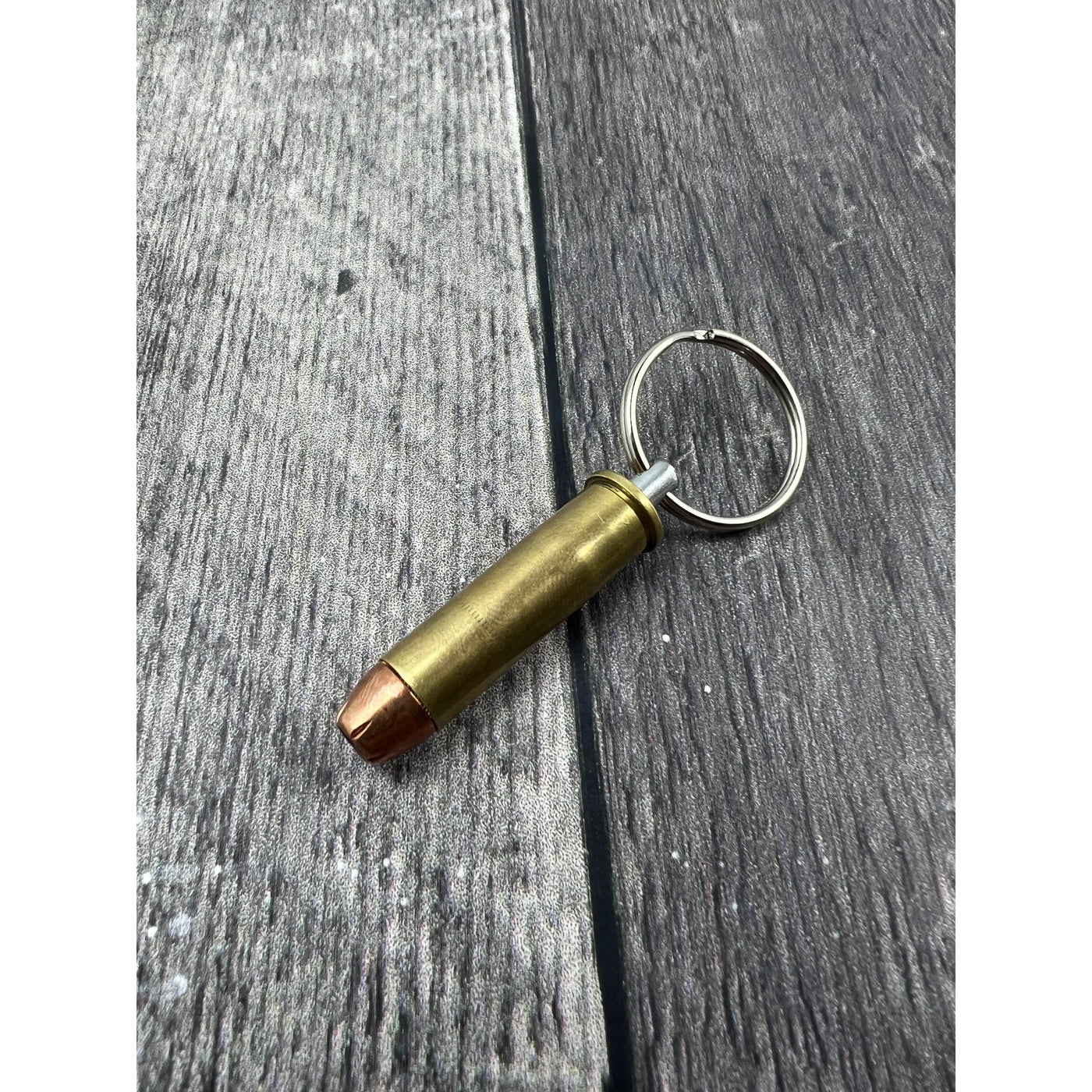 357 Magnum Brass key chain