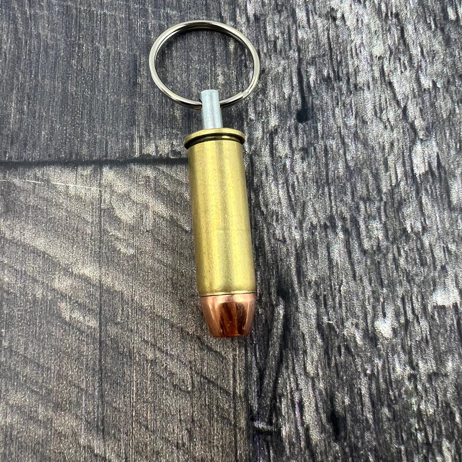 44 Magnum Bullet Brass Keychains